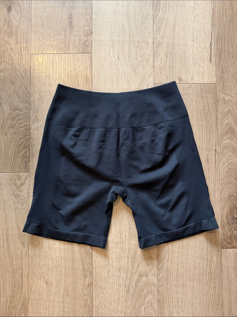 High-Waist Black Bike Shorts for Women